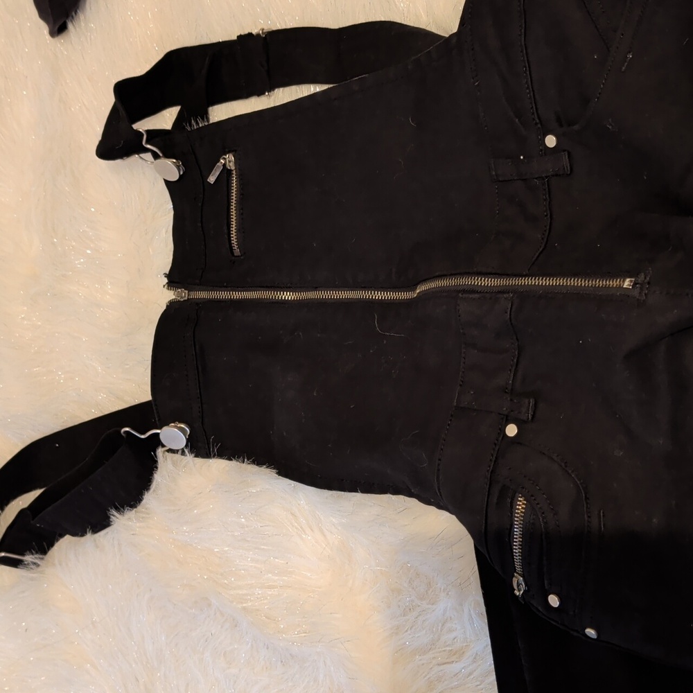 Material Girl Black Overalls
